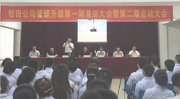 松田企业管理升级第一期总结暨第二期启动大会顺利召开