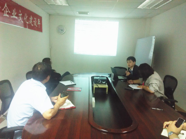 金海岸咨询专家老师与天行健相关部门研讨流程制度