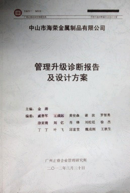 2012年3月30日，金海岸咨询专家老师向海荣决策层陈述调研报告